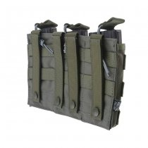 Triple Open AK/M4/G36 Magazine Pouch - Ranger Green