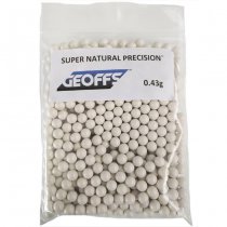 GEOFFS Super Natural Precision Bio BB 0.43g 1000rds - White