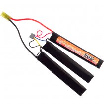 VB Power 11.1V 1100mAh 20C Li-Po Battery Triple - Small Tamiya