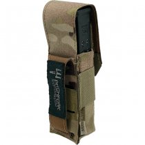 Pitchfork Closed Single Pistol Magazine Pouch - Multicam