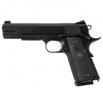 KJ Works KP-07 M1911 MEU Gas Blow Back Pistol F-Version - Black