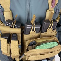 Pitchfork MicroMod Rifle Chest Rig Complete Set - Coyote