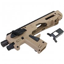 CAA Airsoft Micro RONI G5 Glock Pistol Carbine Conversion Kit - Dark Earth