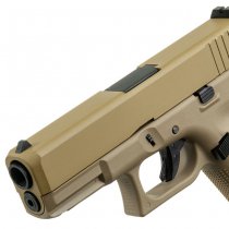 WE G19X Gas Blow Back Pistol - Tan