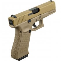 WE G19X Gas Blow Back Pistol - Tan