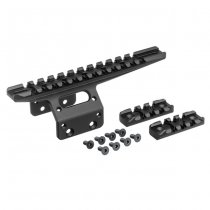 Action Army T10 Front Rail - Black