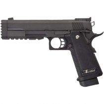 WE Hi-Capa 5.2 R Gas Blow Back Pistol - Black