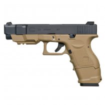 WE G33 Advanced Gas Blow Back Pistol - Tan