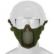 Invader Gear Mk.II Steel Half Face Mask FAST Version - Olive Drab