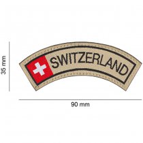 Clawgear Switzerland Small Tab Patch - Color