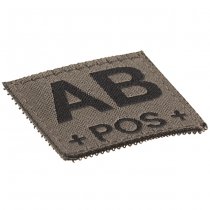 Clawgear AB Pos Bloodgroup Patch - RAL7013