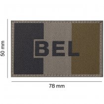 Clawgear Belgium Flag Patch - RAL 7013