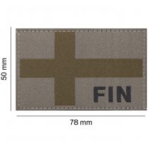 Clawgear Finland Flag Patch - RAL 7013