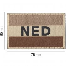 Clawgear Netherlands Flag Patch - Desert