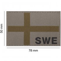 Clawgear Sweden Flag Patch - RAL7013