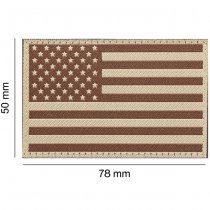 Clawgear USA Flag Patch - Desert