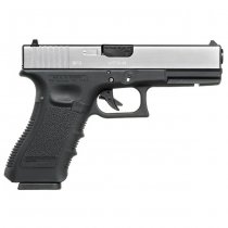 WE G17 Gas Blow Back Pistol - Silver