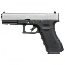 WE G17 Gas Blow Back Pistol - Silver