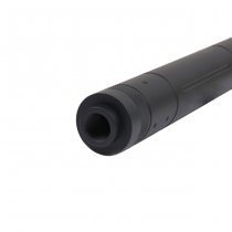 Metal D Type Silencer 195mm - Black