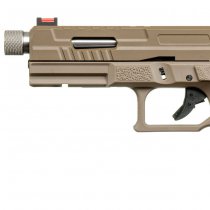 KJ Works KP-13F TBC Full Auto Co2 Blow Back Pistol - Tan