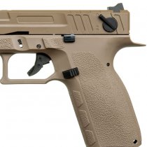 KJ Works KP-13F TBC Full Auto Co2 Blow Back Pistol - Tan