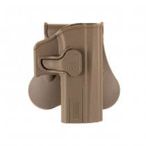 Amomax KJW CZ P-07 / CZ P-09 Paddle Holster RH - Dark Earth