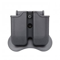 Amomax P226 / M9 / CZ P-09 Double Magazine Pouch - Black