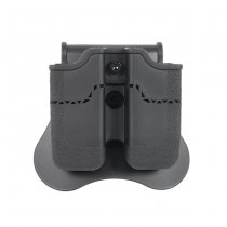 Amomax Px4 / P30 / USP / USP Compact Double Magazine Pouch - Black