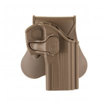 Amomax CZ 75D Compact Paddle Holster RH - Dark Earth