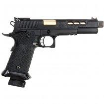 EMG STI DVC 3-GUN 2011 Gas Blow Back Pistol Threaded Barrel - Black