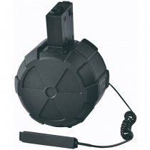 ICS M4 1800rds Drum Magazine - Black