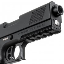 ICS Korth PRS Gas Blow Back Pistol - Black