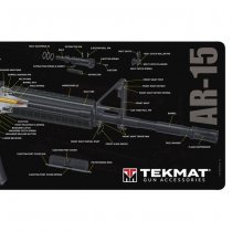 TekMat Cleaning & Repair Mat - AR15 Cut Away