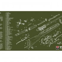 TekMat Cleaning & Repair Mat - M1 Garand OD