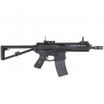 WE PDW 8 Inch Gas Blow Back Rifle - Black