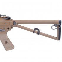 WE PDW 8 Inch Gas Blow Back Rifle - Tan