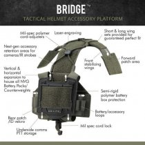 Agilite Bridge Tactical Helmet Accessory Platform - Coyote