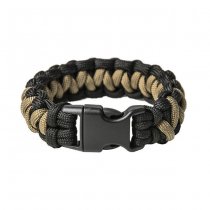 Pitchfork Paracord Bracelet Buckle - Black / Tan