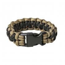 Pitchfork Paracord Bracelet Buckle - Coyote / Black