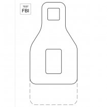 Range Solutions Shooting Target FBI Test 50pcs