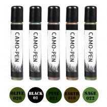 Camo Pen Camouflage Paint - Woodland Set