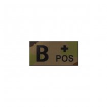 Pitchfork B POS Blood Type IR Patch - SwissCamo