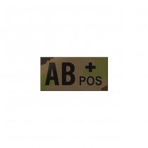Pitchfork AB POS Blood Type IR Patch - SwissCamo