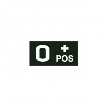 Pitchfork O POS Blood Type IR Patch - Ranger Green