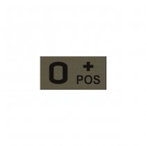 Pitchfork O POS Blood Type IR Patch - Ranger Green