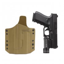 Warrior ARES Kydex Holster Glock 17/19 & TLR-1/2 - Coyote