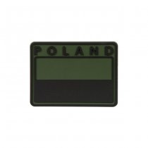 Helikon Polish Subdued Flag Patch - Olive Green