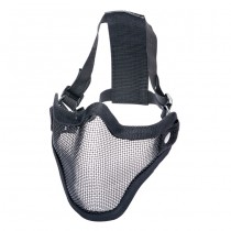 Strike Steel Half Face Mask - Black