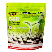G&G 0.20g 5000 Bio BBs - White