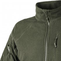 Helikon Alpha Tactical Grid Fleece Jacket - Olive - S